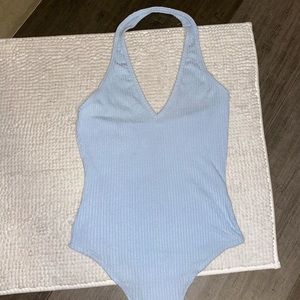 Blue bodysuit